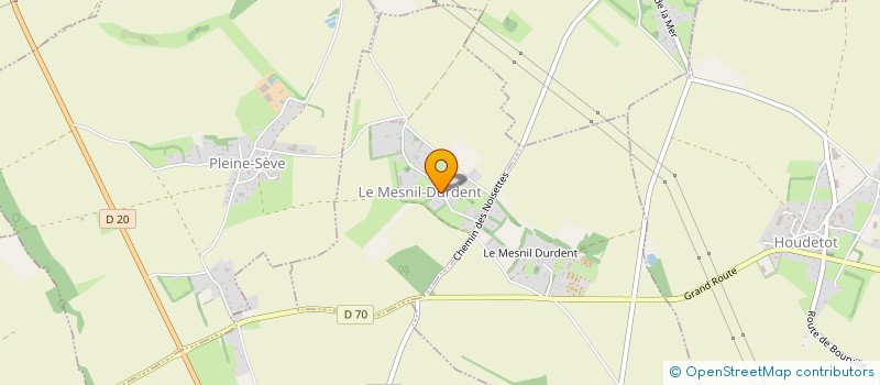 localisation de l'entreprise MADAME LINDA KABENE  LE MESNIL-DURDENT