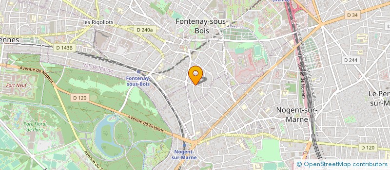 localisation de l'entreprise MADAME LINDA KEBBI à FONTENAY-SOUS-BOIS