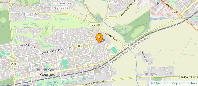 localisation de l'entreprise MADAME LINDA KHEUM  BUSSY-SAINT-GEORGES