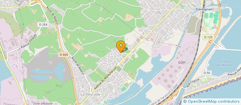 localisation de l'entreprise MADAME LINDA KHOURY à FRONTIGNAN