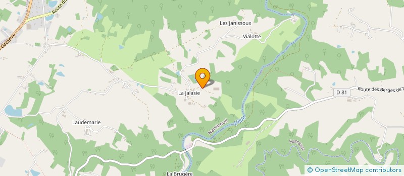 localisation de l'entreprise MADAME LINDA KLAVER  NANTHEUIL