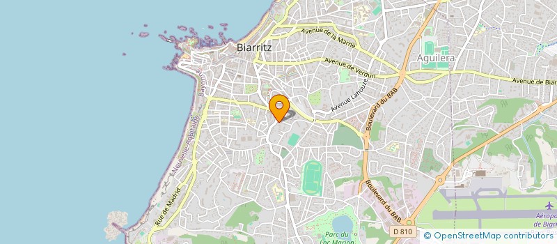 localisation de l'entreprise MADAME LINDA KRIS MULOT  BIARRITZ