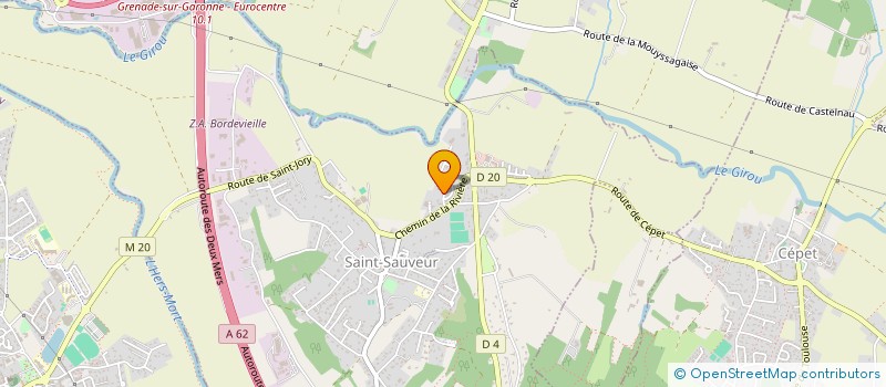 localisation de l'entreprise MADAME LINDA LAGHOUATI  SAINT-SAUVEUR