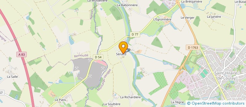localisation de l'entreprise MADAME LINDA LAINE à MONTAIGU-VENDEE