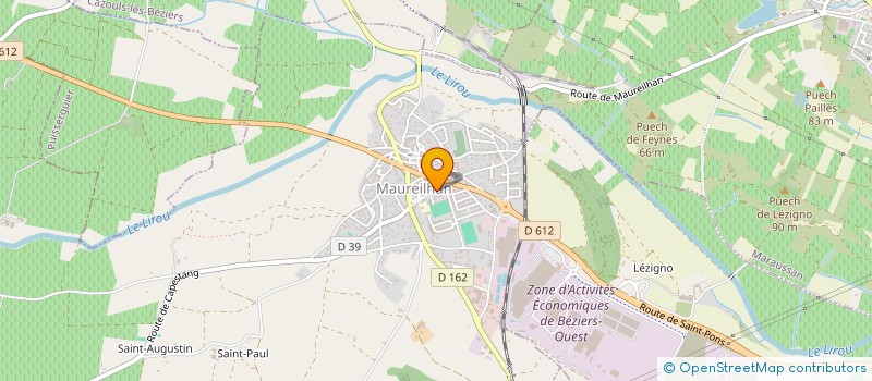 localisation de l'entreprise MADAME LINDA LAKEHAL  MAUREILHAN