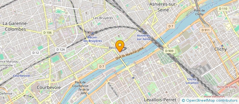 localisation de l'entreprise MADAME LINDA LAKHDAR à COURBEVOIE