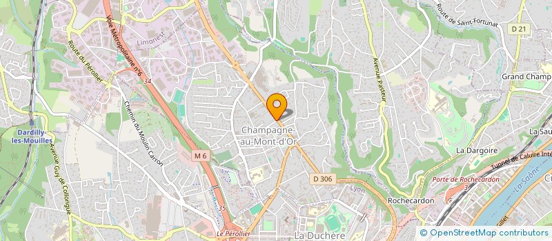 localisation de l'entreprise MADAME LINDA LAMALI  CHAMPAGNE-AU-MONT-D'OR