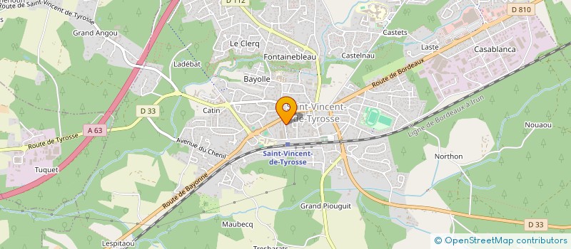 localisation de l'entreprise MADAME LINDA LARRAZABAL à SAINT-VINCENT-DE-TYROSSE