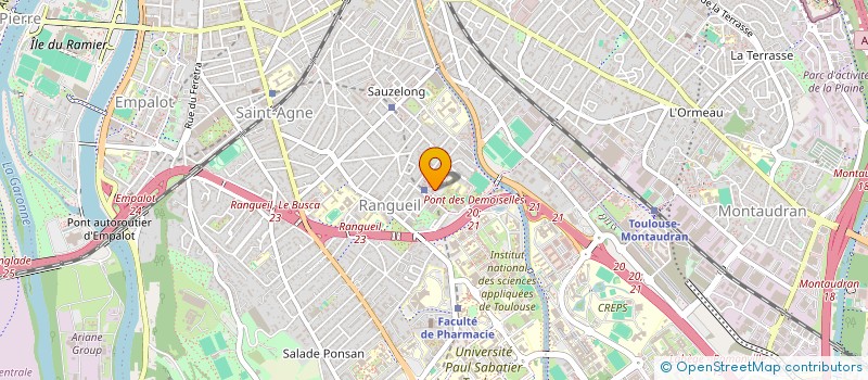localisation de l'entreprise MADAME LINDA LE DREAU  TOULOUSE