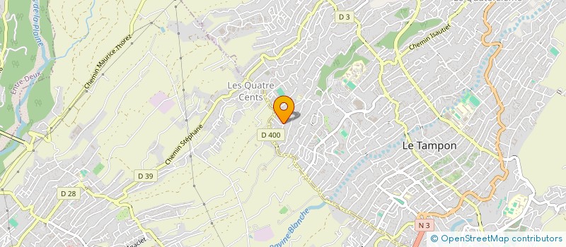 localisation de l'entreprise MADAME LINDA LEBON  LE TAMPON