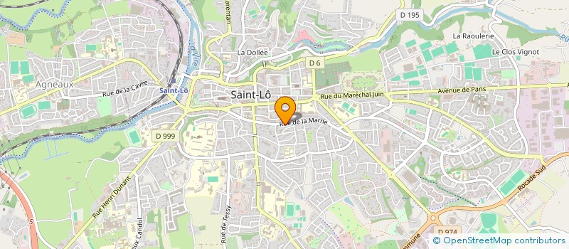 localisation de l'entreprise MADAME LINDA LEGAIGNEUR  SAINT-LO