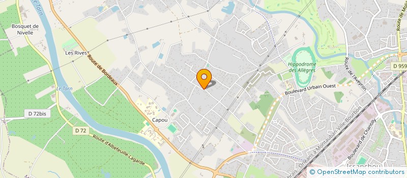 localisation de l'entreprise MADAME LINDA LEGRAIN  MONTAUBAN