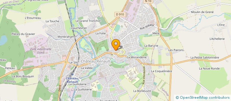 localisation de l'entreprise MADAME LINDA LELIEVRE  CHATEAU-RENAULT