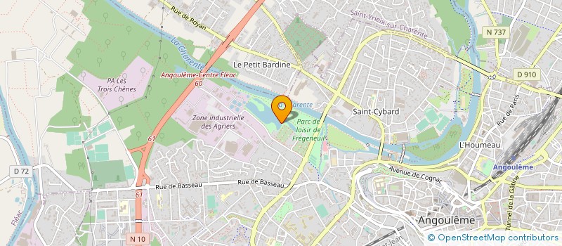 localisation de l'entreprise MADAME LINDA LOMBARDO à ANGOULEME