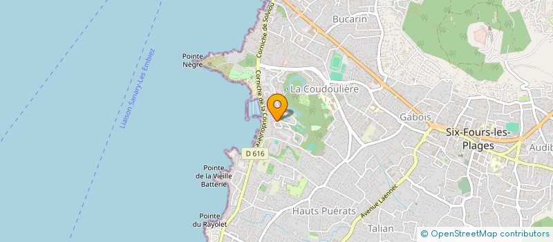 localisation de l'entreprise MADAME LINDA LOPEZ à SIX-FOURS-LES-PLAGES