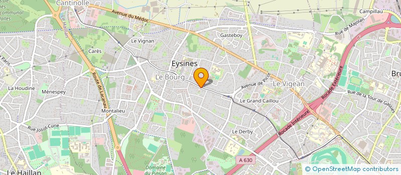 localisation de l'entreprise MADAME LINDA LUCCIN à EYSINES