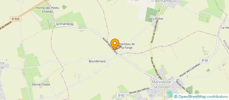 localisation de l'entreprise MADAME LINDA LUDENA  MANNEVILLE-LA-GOUPIL