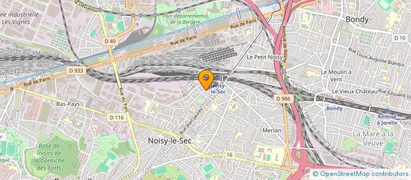 localisation de l'entreprise MADAME LINDA MAALI à NOISY-LE-SEC