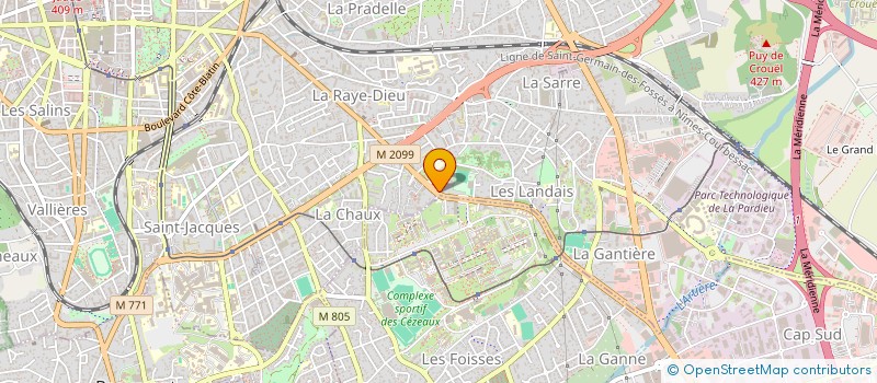 localisation de l'entreprise MADAME LINDA MAHDI  CLERMONT-FERRAND