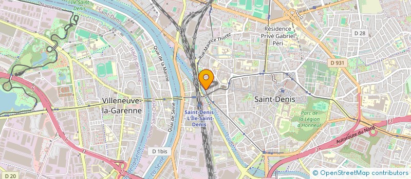 localisation de l'entreprise MADAME LINDA MAKASSO  SAINT-DENIS