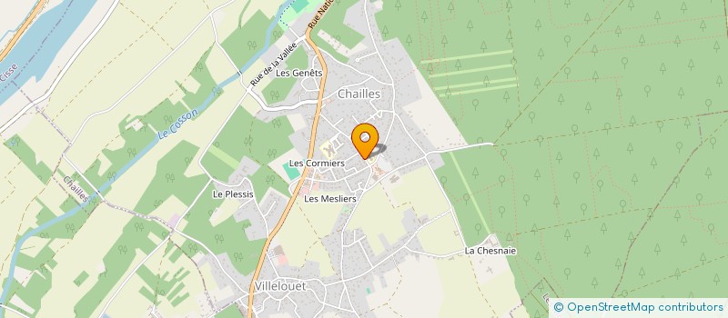 localisation de l'entreprise MADAME LINDA MAKAYA BOUBANGA  CHAILLES