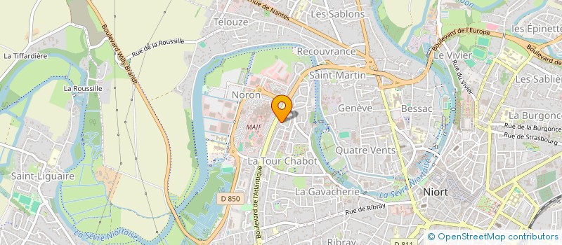 localisation de l'entreprise MADAME LINDA MAKHLOUFI à NIORT