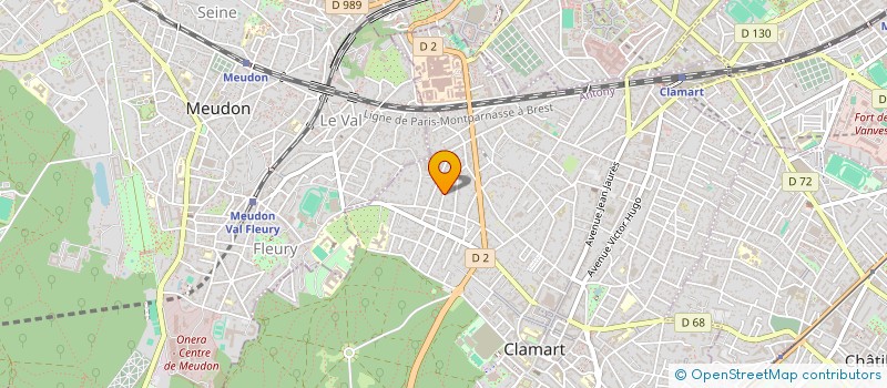 localisation de l'entreprise MADAME LINDA MALANDA KONONGO à CLAMART