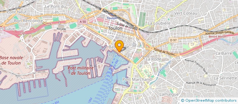 localisation de l'entreprise MADAME LINDA MAMMERI  TOULON