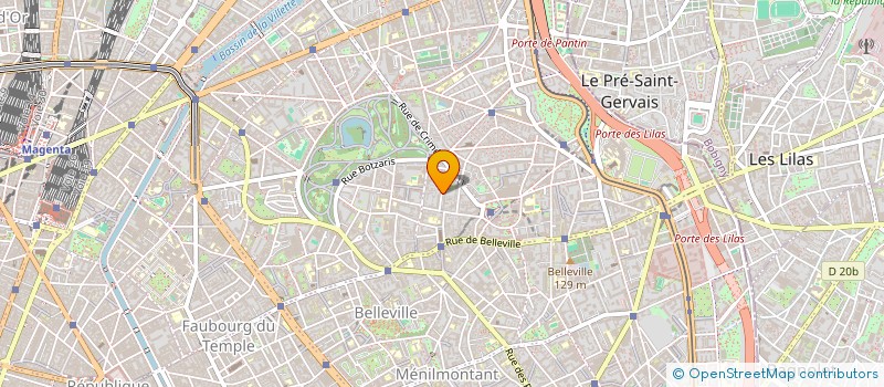 localisation de l'entreprise MADAME LINDA MARANDIN  PARIS