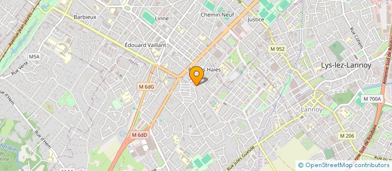 localisation de l'entreprise MADAME LINDA MARECHAL  HEM