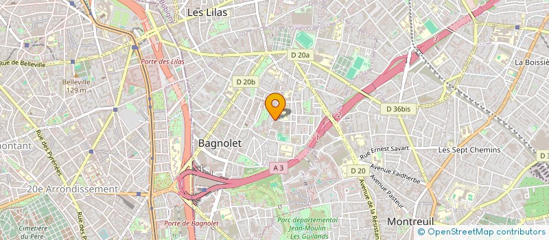 localisation de l'entreprise MADAME LINDA MARQUES DE SOUSA  BAGNOLET
