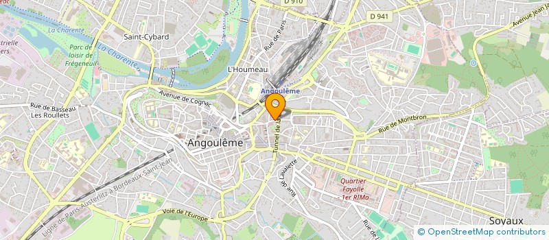 localisation de l'entreprise MADAME LINDA MBAVOU KIKOKILA à ANGOULEME