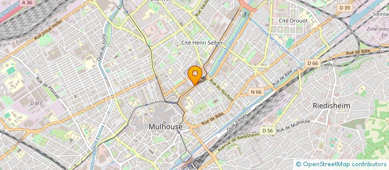 localisation de l'entreprise MADAME LINDA MEHANAOUI à MULHOUSE