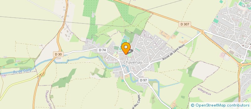 localisation de l'entreprise MADAME LINDA MESSAOUDI  CHAVENAY