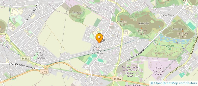 localisation de l'entreprise MADAME LINDA MIDAVAINE  ROUVROY