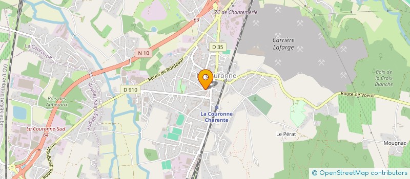 localisation de l'entreprise MADAME LINDA MONTSECH à LA COURONNE