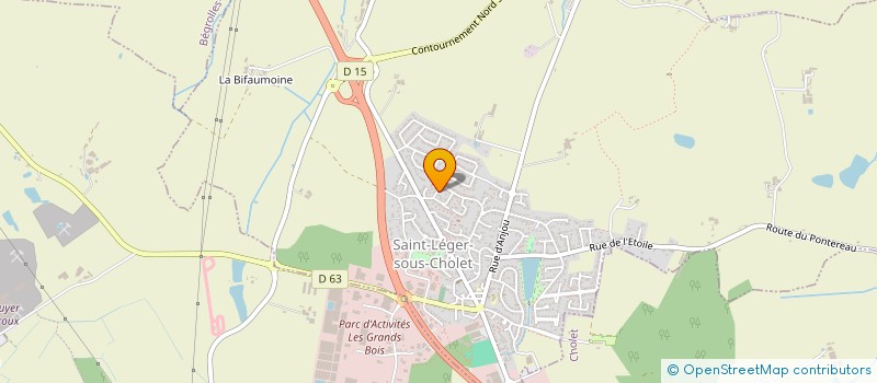 localisation de l'entreprise MADAME LINDA MOREAU à CHOLET