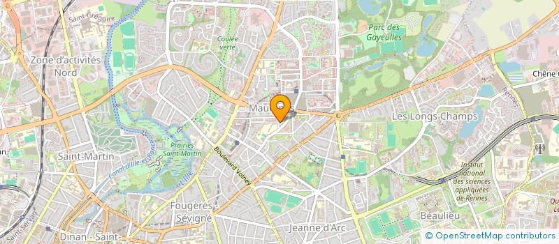 localisation de l'entreprise MADAME LINDA MOTASSI DIBONGUE  RENNES