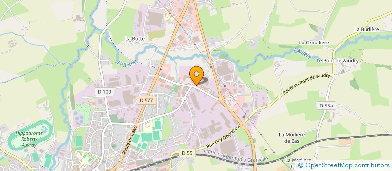 localisation de l'entreprise MADAME LINDA MOURICE à VIRE-NORMANDIE