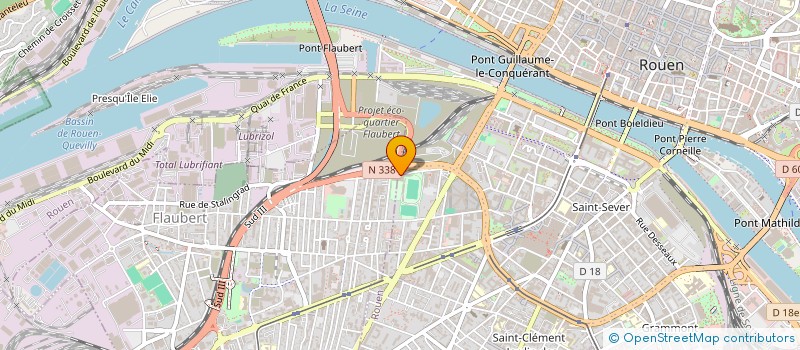 localisation de l'entreprise MADAME LINDA NGUEMBET à ROUEN