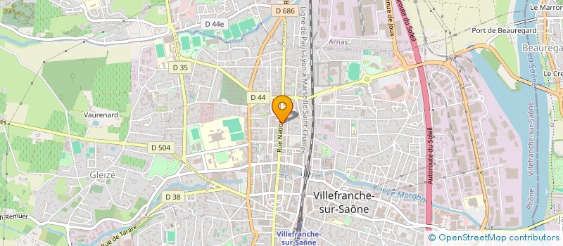 localisation de l'entreprise MADAME LINDA NGUYEN HUYEN  VILLEFRANCHE-SUR-SAONE