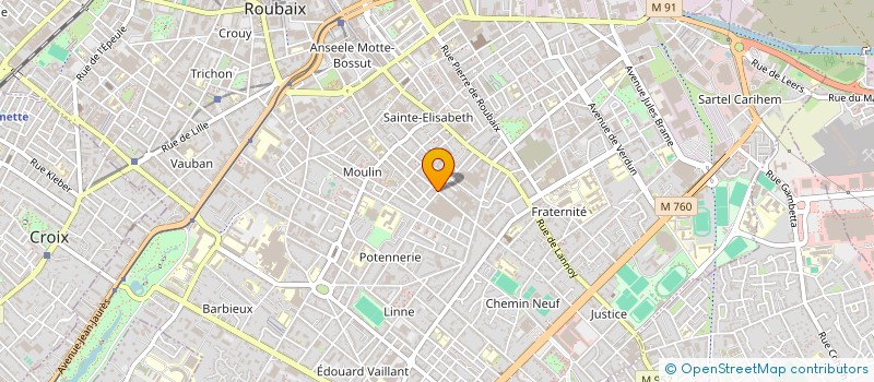 localisation de l'entreprise MADAME LINDA NOFFE à ROUBAIX