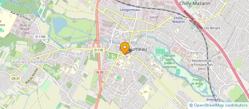 localisation de l'entreprise MADAME LINDA NOTOMISTA à LONGJUMEAU
