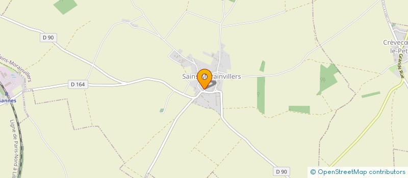 localisation de l'entreprise MADAME LINDA OBLER  SAINS-MORAINVILLERS