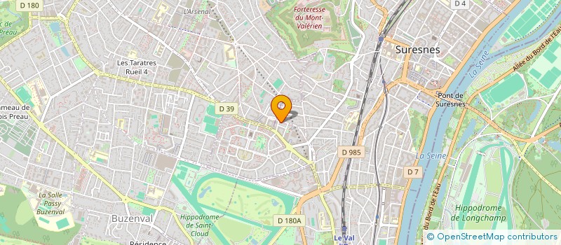 localisation de l'entreprise MADAME LINDA ONGBALOSSI  SURESNES