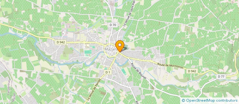 localisation de l'entreprise MADAME LINDA ORSINI  MAZAN