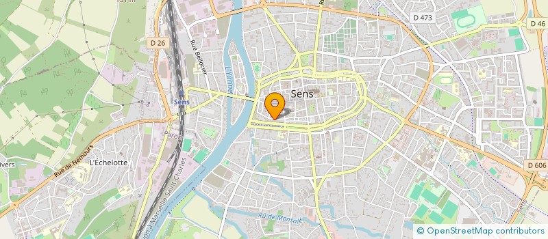 localisation de l'entreprise MADAME LINDA ORTEGA à SENS