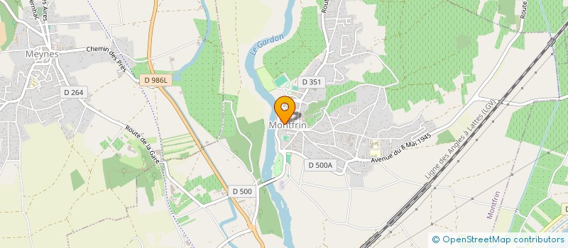 localisation de l'entreprise MADAME LINDA OUNI  MONTFRIN