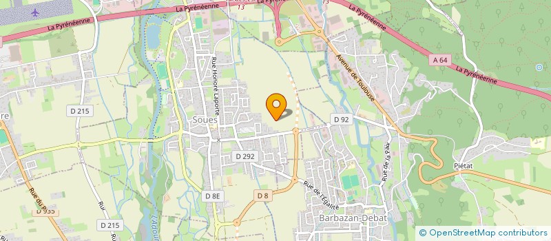 localisation de l'entreprise MADAME LINDA PAMBRUN  SOUES