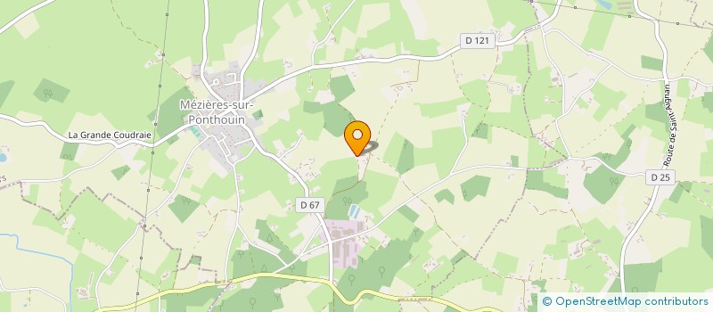 localisation de l'entreprise MADAME LINDA PASSIN  MEZIERES-SUR-PONTHOUIN